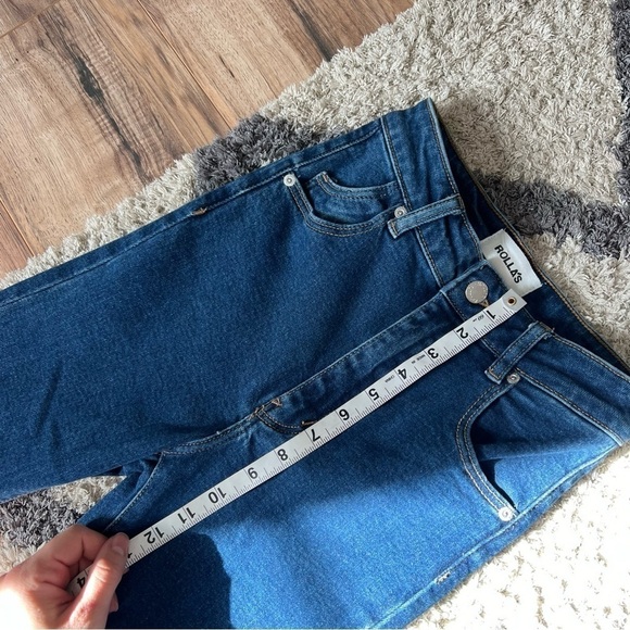 Rollas Eastcoast Ankle Medium Wash High-Waisted Skinny Jeans - Picture 15 of 16